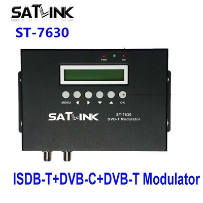 SATLINK ST-7630 DVB-T ISDB-T Modulator 1 Rout出口欧美调制器