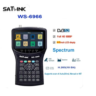 Satlink WS-6966 DVB-S/S2/S2X Spectrum Satellite Finder寻星仪