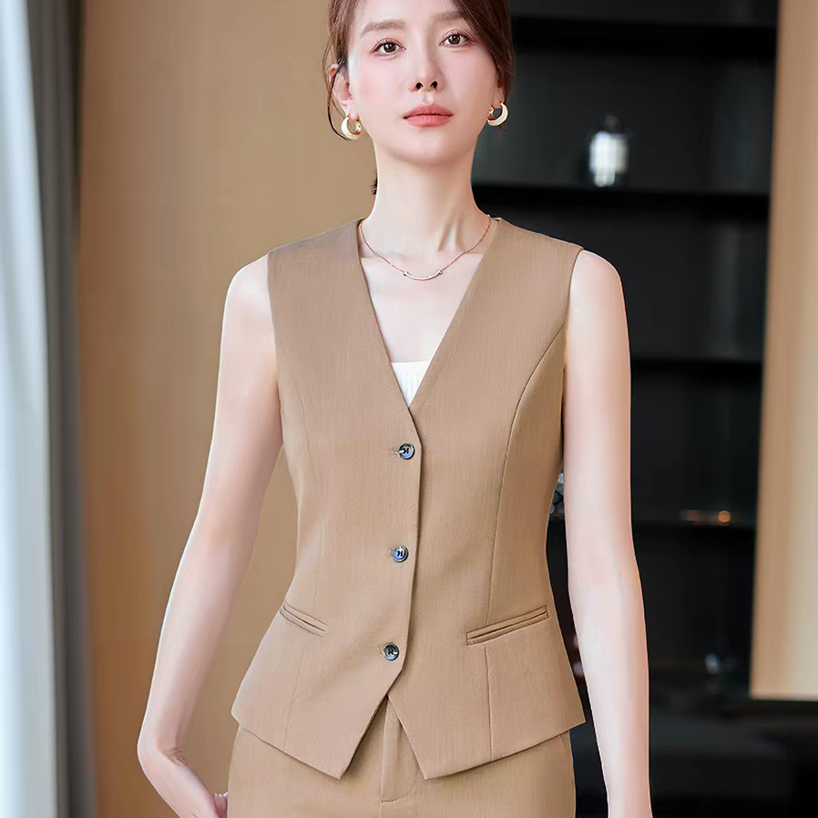 时尚西装马甲女短款2026春秋新款