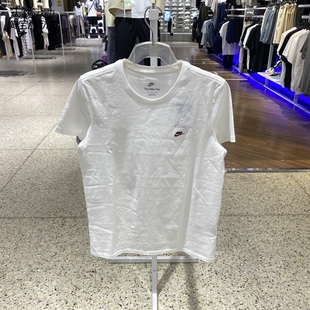 T恤DZ4681 运动休闲纯棉透气圆领短袖 DV6095 耐克女2025新款 Nike