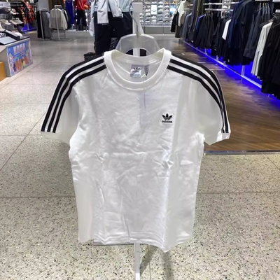 阿迪达斯三叶草女装圆领短袖T恤