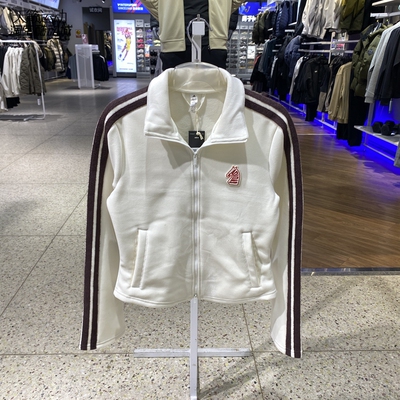 Adidas/阿迪达斯女加绒立领外套