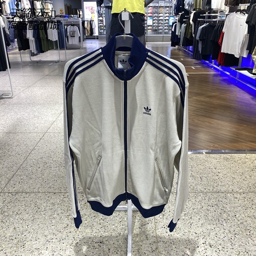 阿迪达斯三叶草男立领外套