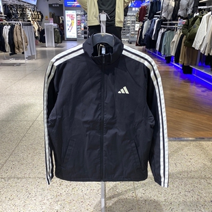 阿迪达斯男子2026新款加绒运动休闲立领夹克外套KR2517-2518