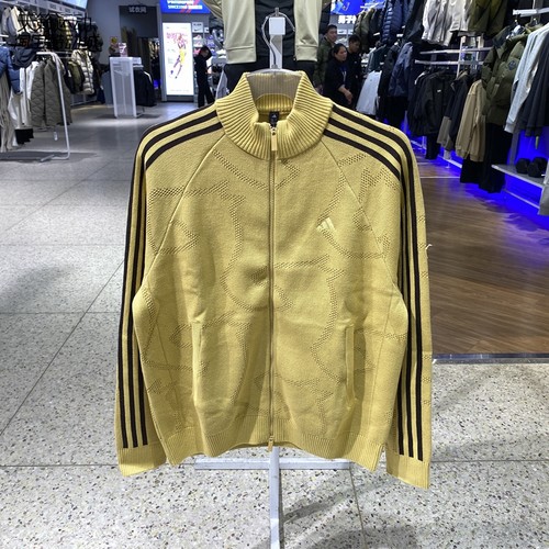 Adidas/阿迪达斯男立领针织开衫