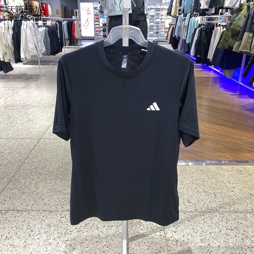 Adidas阿迪达斯男圆领短袖T恤