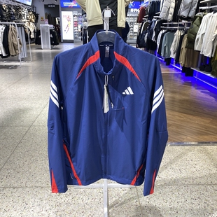 Adidas/阿迪达斯男子2026新款运动休闲风拼色立领夹克外套KA8725