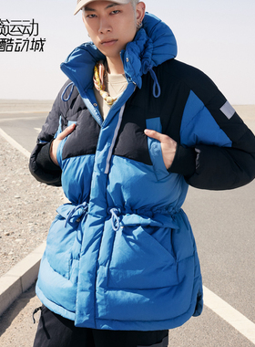 Adidas阿迪达斯2023三叶草男装冬季新款运动保暖鸭绒羽绒服HL6745