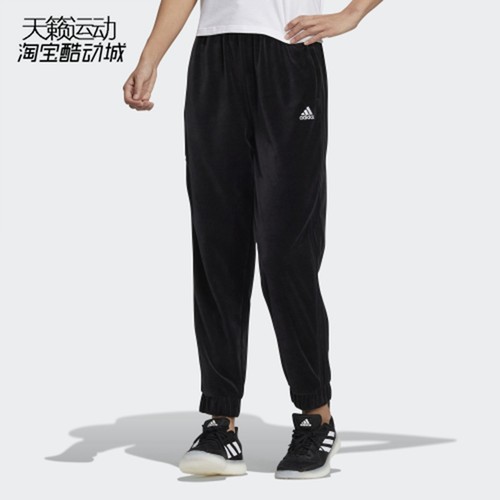 丝绒保暖舒适训练运动休闲长裤