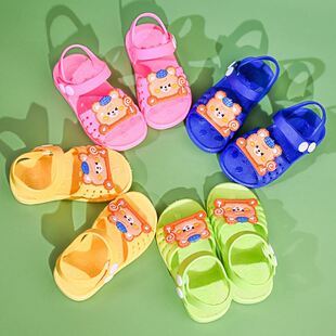 宝宝凉鞋可下水夏天凉鞋防滑软底婴幼儿塑料鞋子夏季防水小童凉鞋