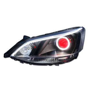 日产NV200天使眼大灯总成改装激光双光透镜LED流水转向日行灯