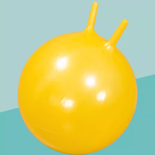 55CM加厚充气手柄羊角球儿童蹦蹦跳跳球儿童瑜伽感统训练器材45CM