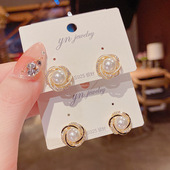 classic 2023 pearl for fashion trending earring women sweet