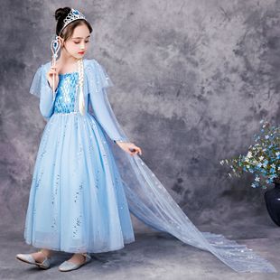 Frozen 2 Elsa Princess Dress Baby Girls Party Birthday kids
