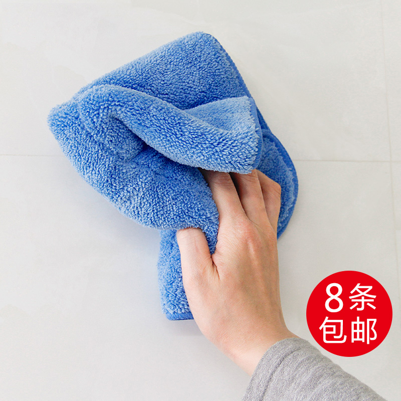 日本加厚吸水不掉毛洗碗擦桌布