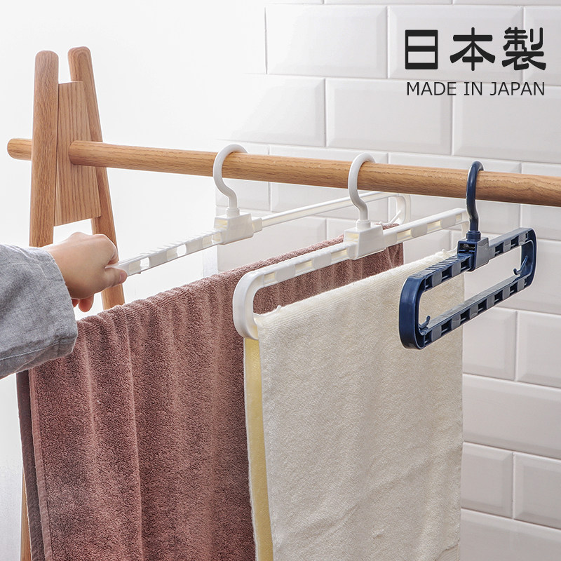 进口可伸缩加长晾毛巾衣架被套浴巾晾晒裤架防风晒床单挂衣服撑子,收纳整理,塑料衣架,淘宝优惠券,粉丝福利购,淘宝优惠卷