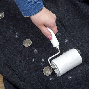 日本进口nitoms衣服粘毛器衣物粘毛滚筒刷可撕式 粘尘纸除毛器卷纸