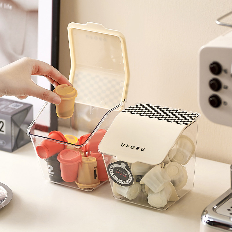 胶囊咖啡收纳盒壁挂式桌面办公室茶水间吧台茶叶包零食糖果置物架