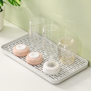 日本奶瓶晾干沥水架婴儿专用可拆卸宝宝水杯小型干燥收纳托盘置物