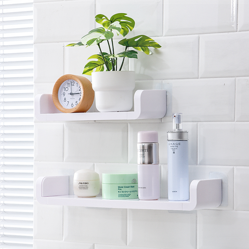 厨房防水免打孔墙面厨房置物架