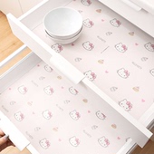 三丽鸥库洛米抽屉垫纸厨房橱柜防水防油防潮衣鞋 柜防脏垫餐桌隔脏