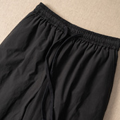 西河自制秋冬新品 女黑色 精密莼棉面料莼棉内里夹棉棉裤 休闲裤