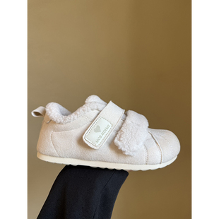 路十三复古勃肯鞋加绒雪地靴女2025冬季新款ins保暖软底毛毛棉鞋