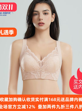 奥丝蓝黛蕾丝内衣女中薄杯小胸聚拢收副乳防下垂性感调整文胸T19