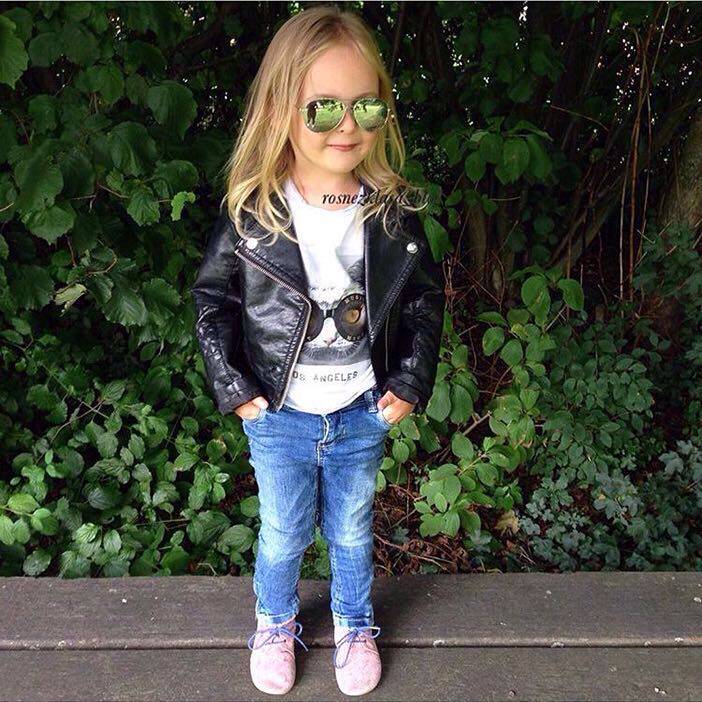 Blouson enfant en cuir PU - Ref 2159502 Image 4