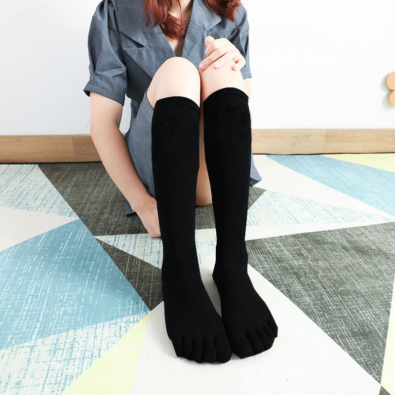 秋冬款塑形甜美风ins5双压力袜