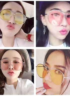 墨镜权志龙彩色海洋片同款眼镜