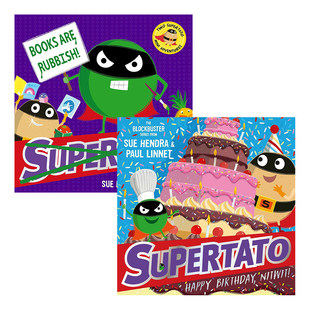 Books are Rubbish Supertato Happy Birthday, Nitwit 土豆超人系列新作 读书无用？生日快乐，傻瓜 英文原版进口儿童图书