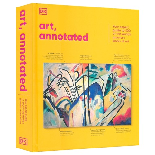 DK Art Annotated:The World's 500 Greatest Paintings Explained 艺术详解 分析世界500幅伟大画作英文原版 精装 科普艺术画册