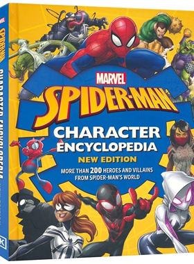 DK Marvel Spider-Man Character Encyclopedia New Edition 漫威蜘蛛侠角色百科全书 新版 精装英版 英文原版进口图书