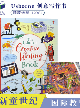 Usborne Creative Writing Book 英语创意写作指导书  英国尤斯伯恩 儿童英语写作启蒙练习册 英文原版进口