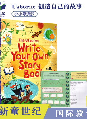 Usborne Write Your Own Story Book 英语故事写作指导书 8岁+ 小小导演梦 英文文学创作 英语写作工具书 英文原版进口儿童图书