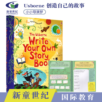 Usborne Write Your Own Story Book 英语故事写作指导书 8岁+ 小小导演梦 英文文学创作 英语写作工具书 英文原版进口儿童图书