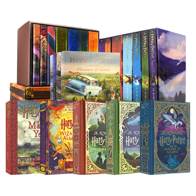 Harry Potter and the Sorcerer's Stone Chamber of Secrets MinaLima 哈利波特与魔法石 密室 精装互动书 英文原版章节小说