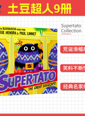 Supertato 土豆超人 Sue Hendra作品集 儿童英语故事绘本 亲子读物 荒诞滑稽 笑料不断 英语启蒙 3-6岁 名家作品 英文原版进口图书
