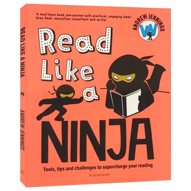 Read Like a Ninja 像忍者一样阅读 小学英语阅读训练练习册 阅读技巧提升教辅 英语高频词 自然拼读 课外读物 英文原版进口图书