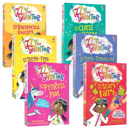 Usborne Izzy The Inventor 小发明家伊兹6册 奇幻冒险 科学实验 桥梁章节书 英文原版进口儿童图书