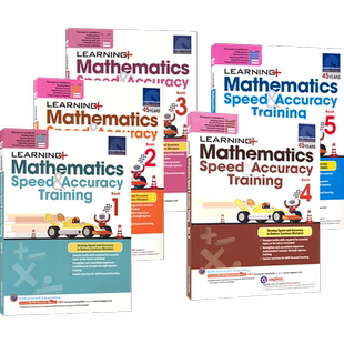 新加坡数学 SAP Learning Mathematics Speed Accuracy Training Book 1-6 计算速度精度练习1-6年级 数学练习册 英文原版进口