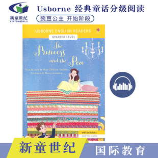 英语小读者开始阶段 Usborne English Readers Starter Level The Princess and the Pea 豌豆公主 儿童英文童话故事分级阅读5-7岁