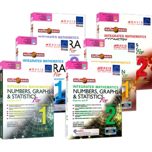 新加坡数学 SAP Integrated Mathematics Algebra Secondary Express IP 初中综合数学专项练习册 代数 几何 图表 英文原版教辅