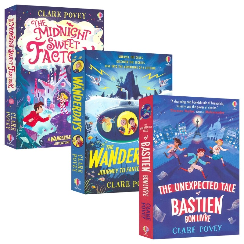Clare Povey The Wanderdays 克莱尔·波维冒险故事 水石书店月度童书作者 章节小说 青少年英语课外读物 英文原版进口儿童图书