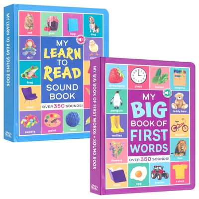 My First Learn-to-Read My Big Book of Words Sound Book 启蒙阅读/词汇启蒙发声书 英文原版进口儿童图书