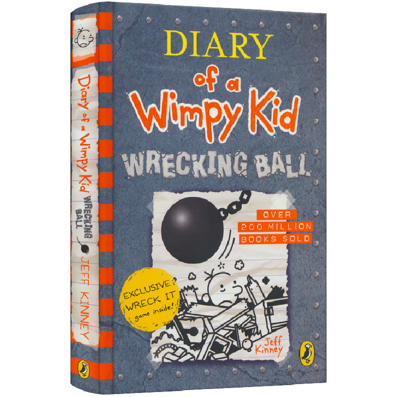 Diary of a Wimpy Kid - Wrecking Ball 14 小屁孩日记 英语漫画章节书 搞笑幽默 青春成长 英文原版进口儿童图书