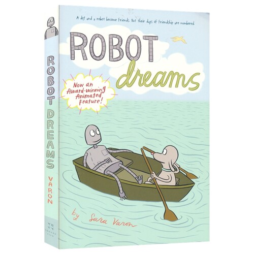 Robot Dreams 机器人之梦 Sara Varon 萨拉·瓦伦 电影原著漫画 小狗机器人 再见机器人 奥斯卡动画长片奖得主 英文原版进口图书
