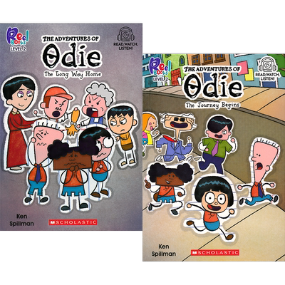 The Adventures of Odie The Journey Begins The Long Way Home 奥蒂历险记 英语分级阅读2级 全彩桥梁书 小学 英文原版进口图书