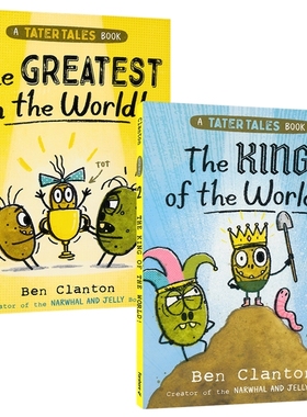 Tater Tales The Greatest in the World 土豆故事系列《独角鲸和水母》同作者 漫画桥梁书 小学课外读物 英文原版进口儿童图书